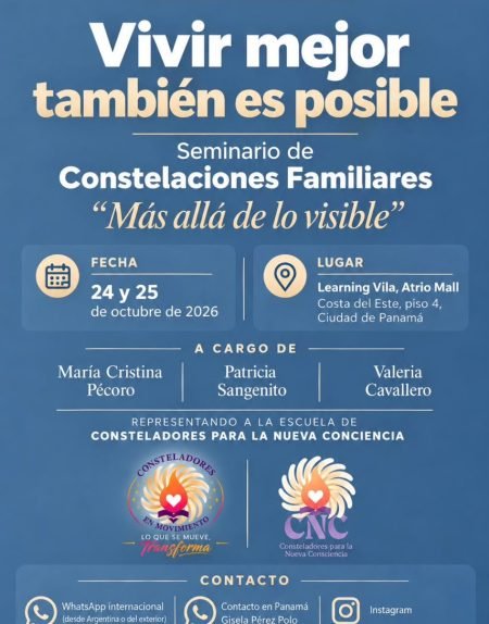 Especialistas internacionales compartirán en Panamá herramientas para fortalecer los vínculos y la resiliencia emocional
