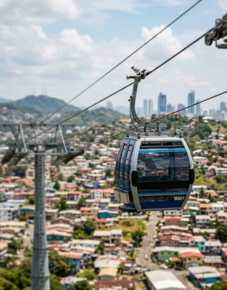 proyecto del Teleférico de Panamá y San Miguelito